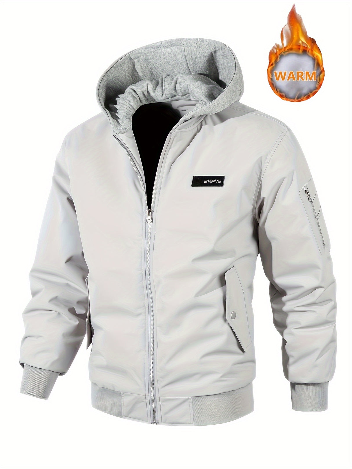 Unisex Windproof Cotton Hooded Jacket for AutumnWinter Provain Shop
