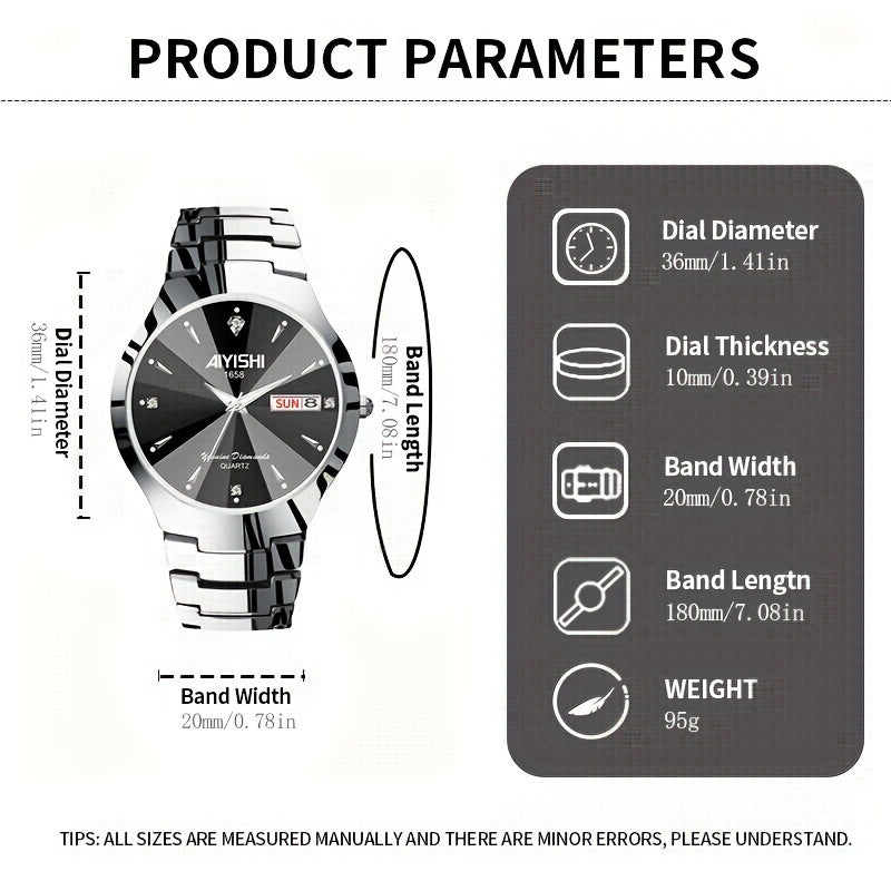 AIYISHI Premium Mens Minimalist Luminescent Business Watch Provain Shop