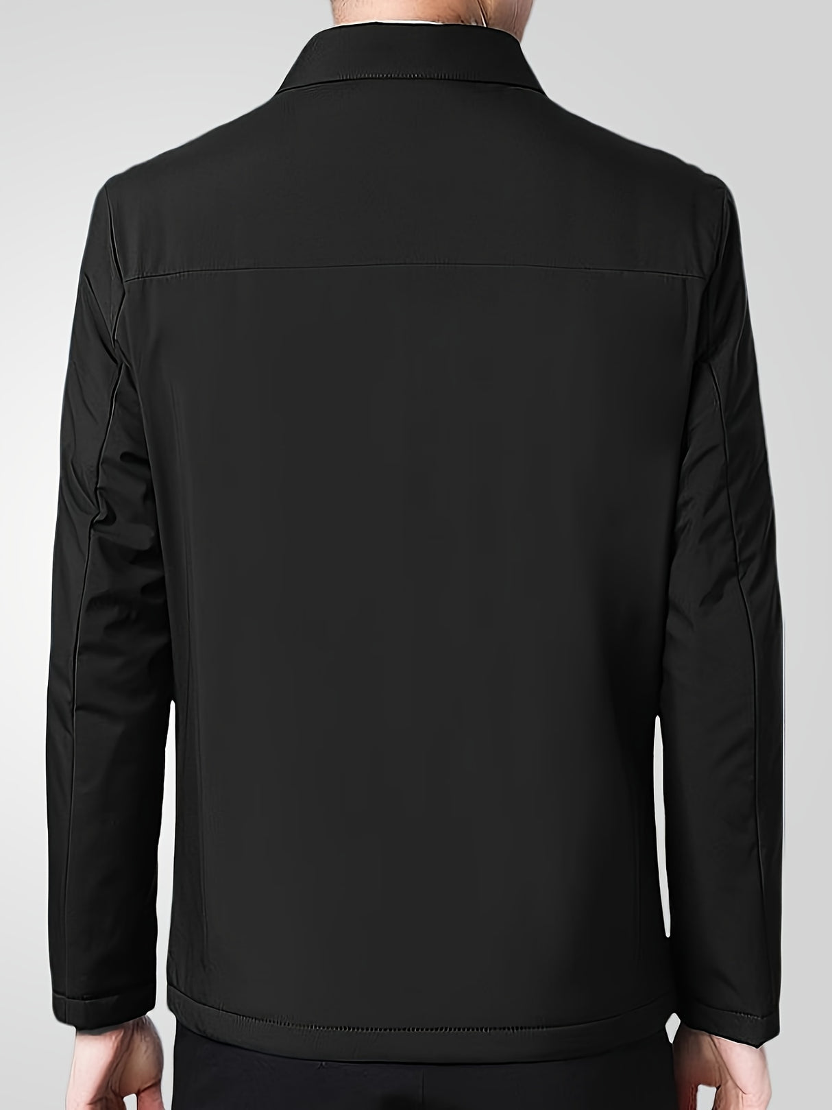 Mens Winter Solid Color ZipUp Warm Jacket Provain Shop