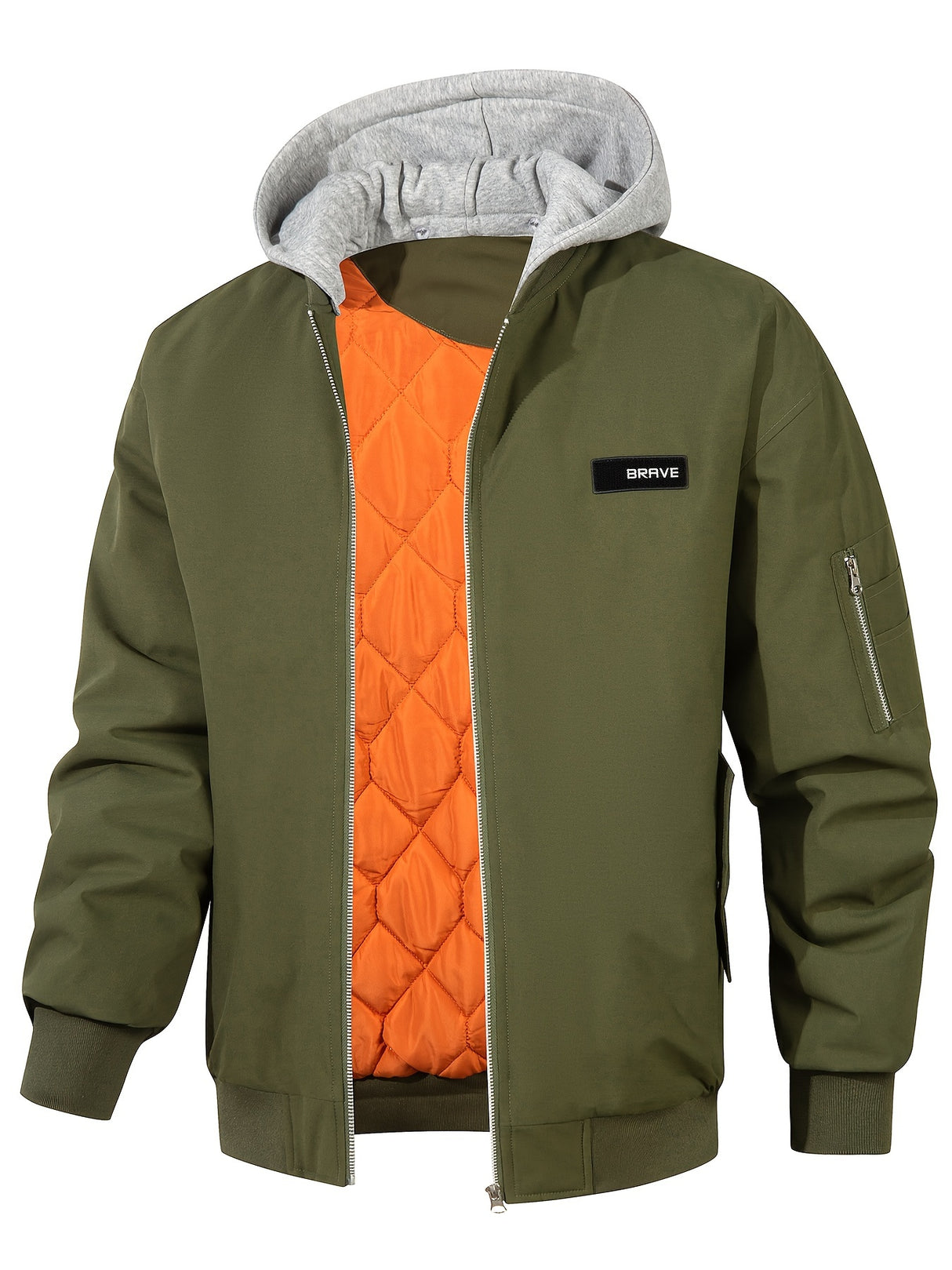 Unisex Windproof Cotton Hooded Jacket for AutumnWinter Provain Shop