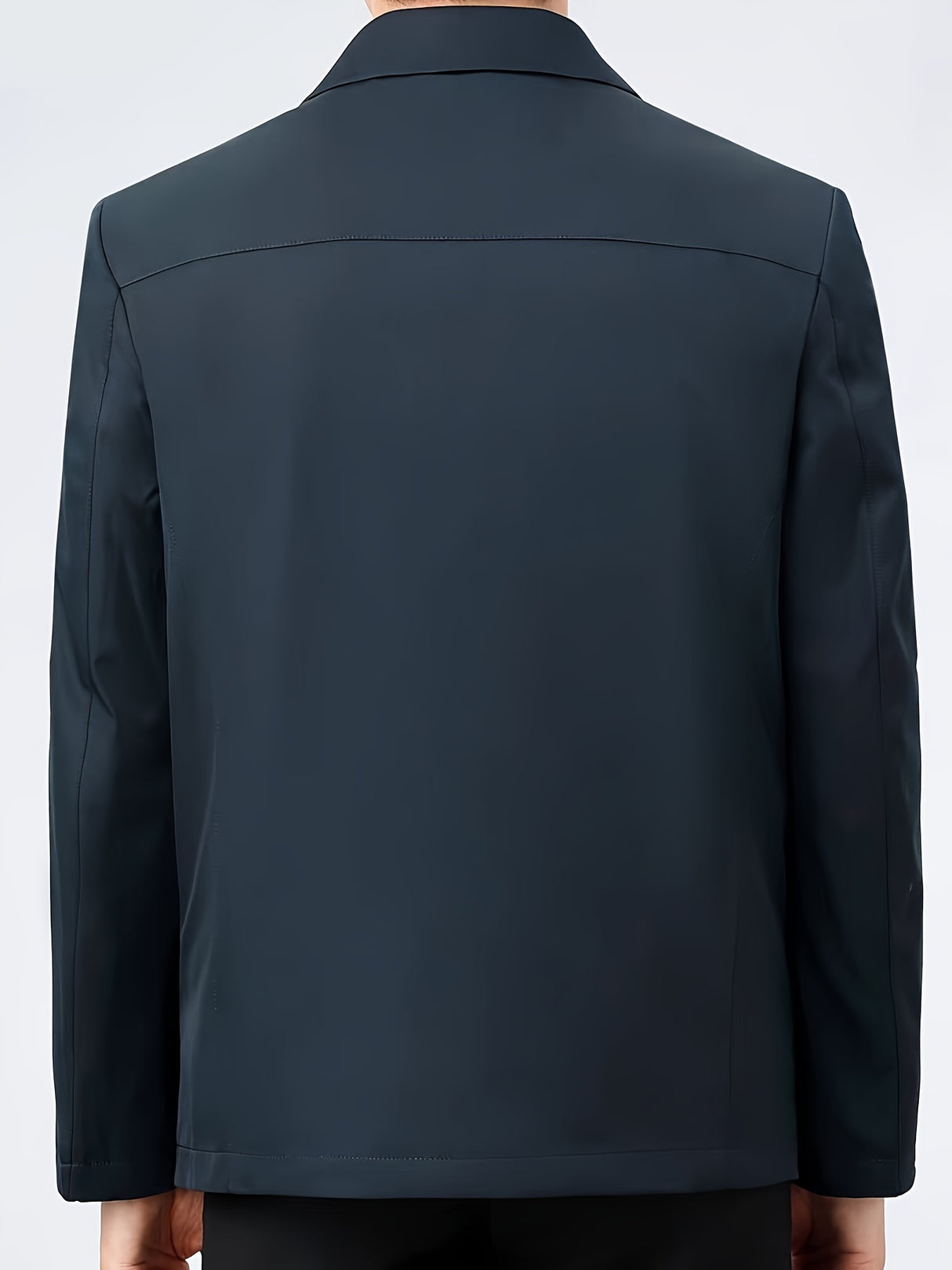 Mens Winter Solid Color ZipUp Warm Jacket Provain Shop