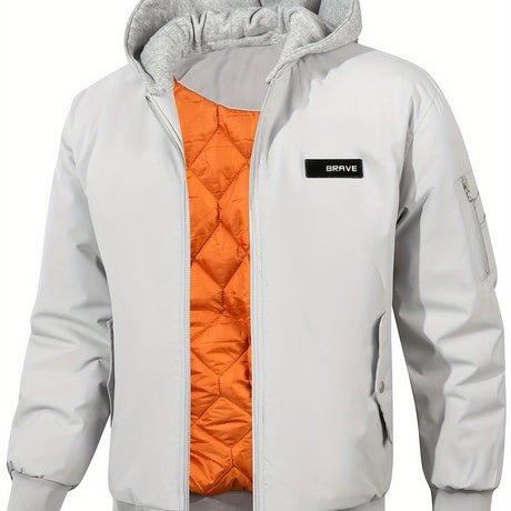 Unisex Windproof Cotton Hooded Jacket for AutumnWinter Provain Shop