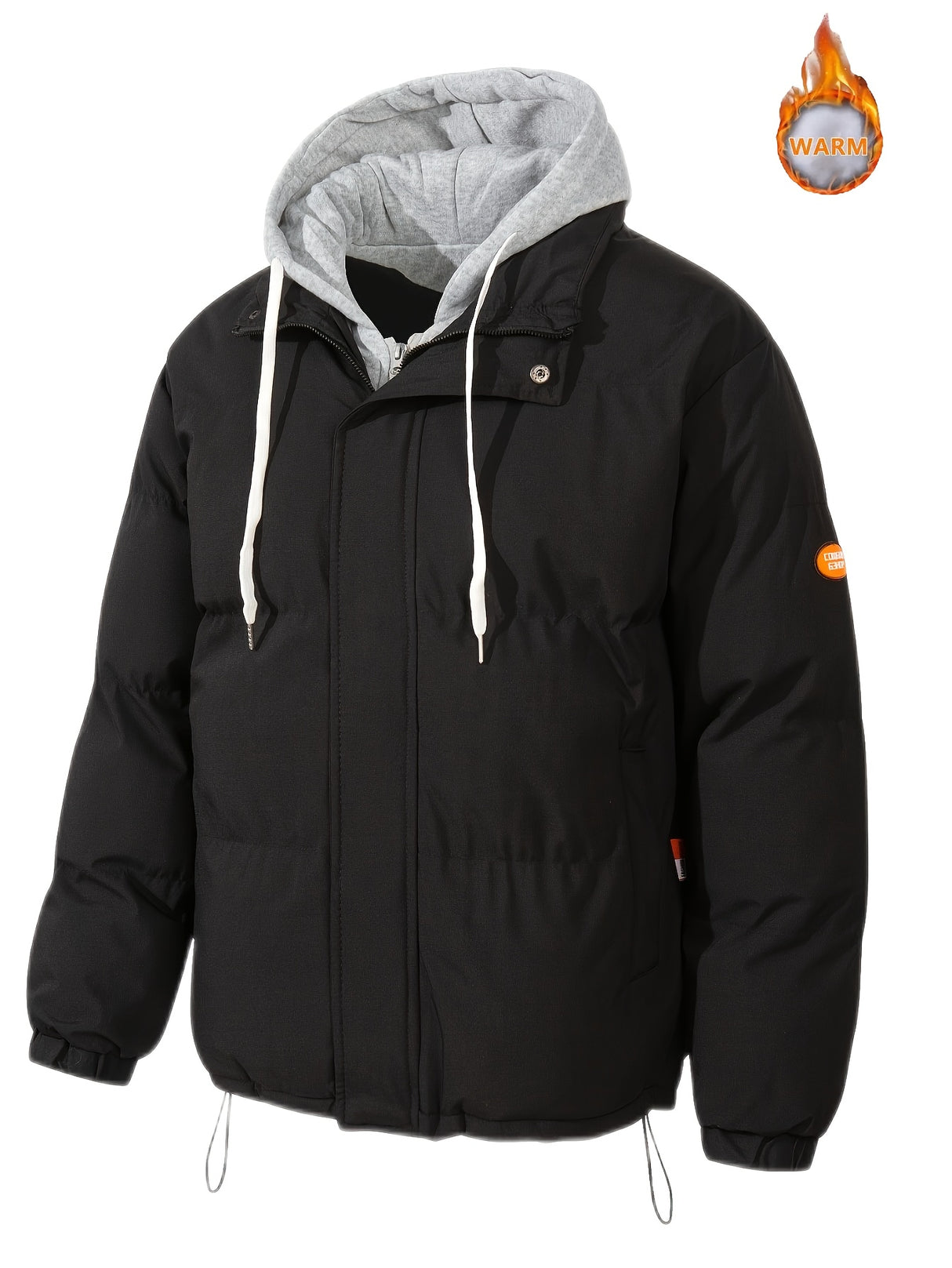 Unisex Windproof Cotton Hooded Jacket for AutumnWinter Provain Shop