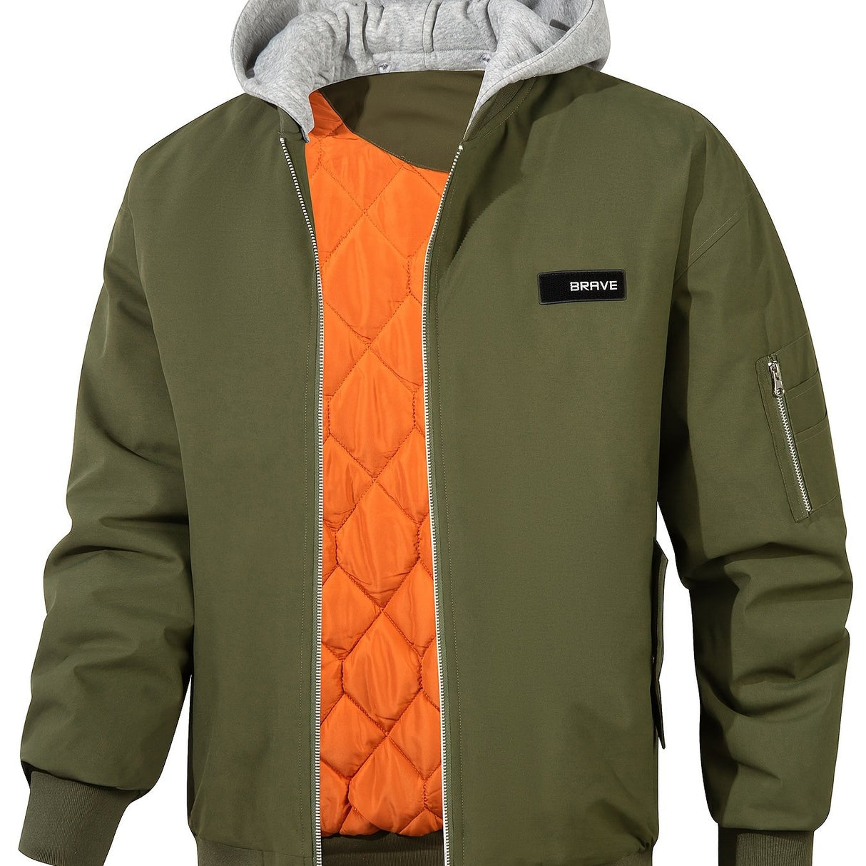 Unisex Windproof Cotton Hooded Jacket for AutumnWinter Provain Shop