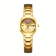 Elegant Womens Gold Rhinestone Quartz Watch with Calendar Provain Shop