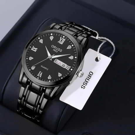 Mens Stylish Waterproof Quartz Watch  Luminous Precise Ideal Gift Provain Shop