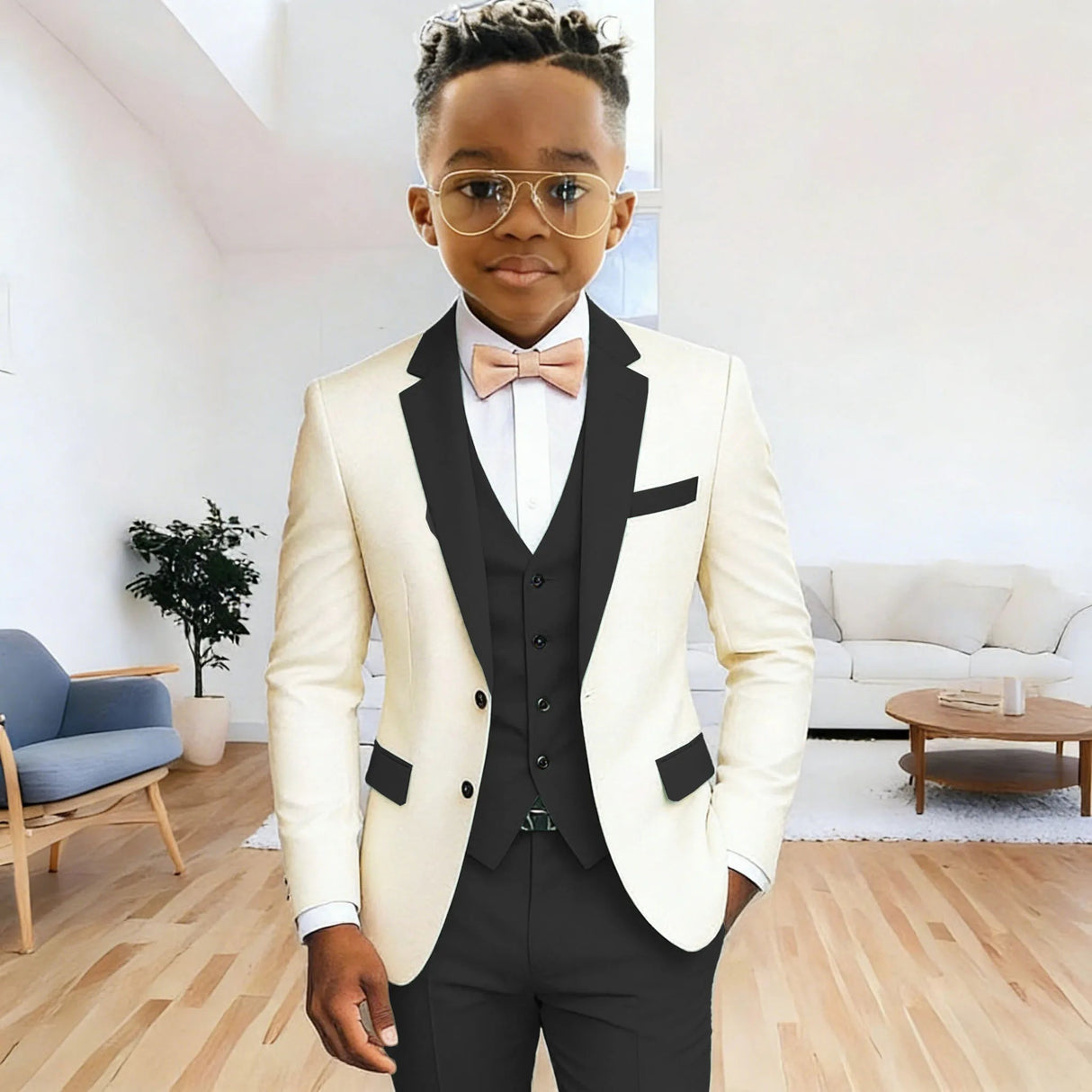Ivory Boys 3Piece Formal Suit Set 216 Yrs Provain Shop