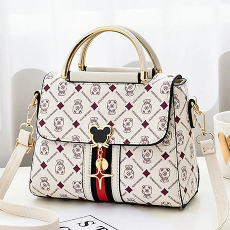 Luxury Leather Monogram Shoulder Tote Bag for Women Provain Shop