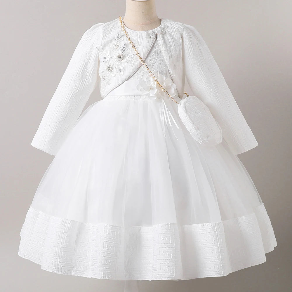 HETISO Girls Tulle Princess Dress with Matching Bag 310Y Provain Shop