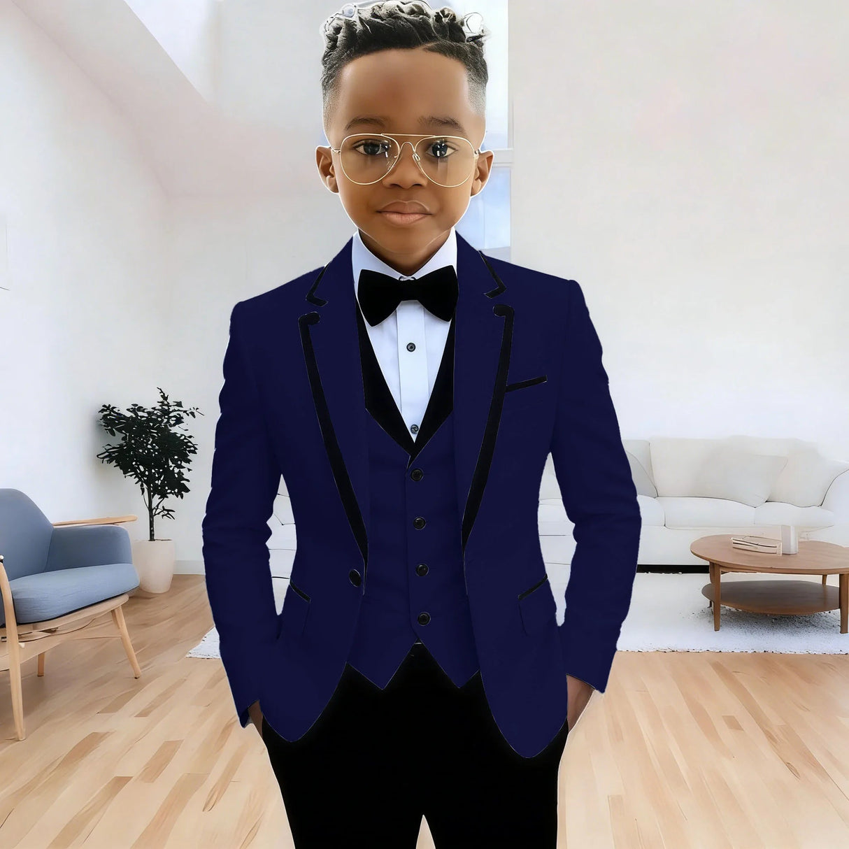Boys Formal 3Piece Suit Jacket Pants Vest Provain Shop