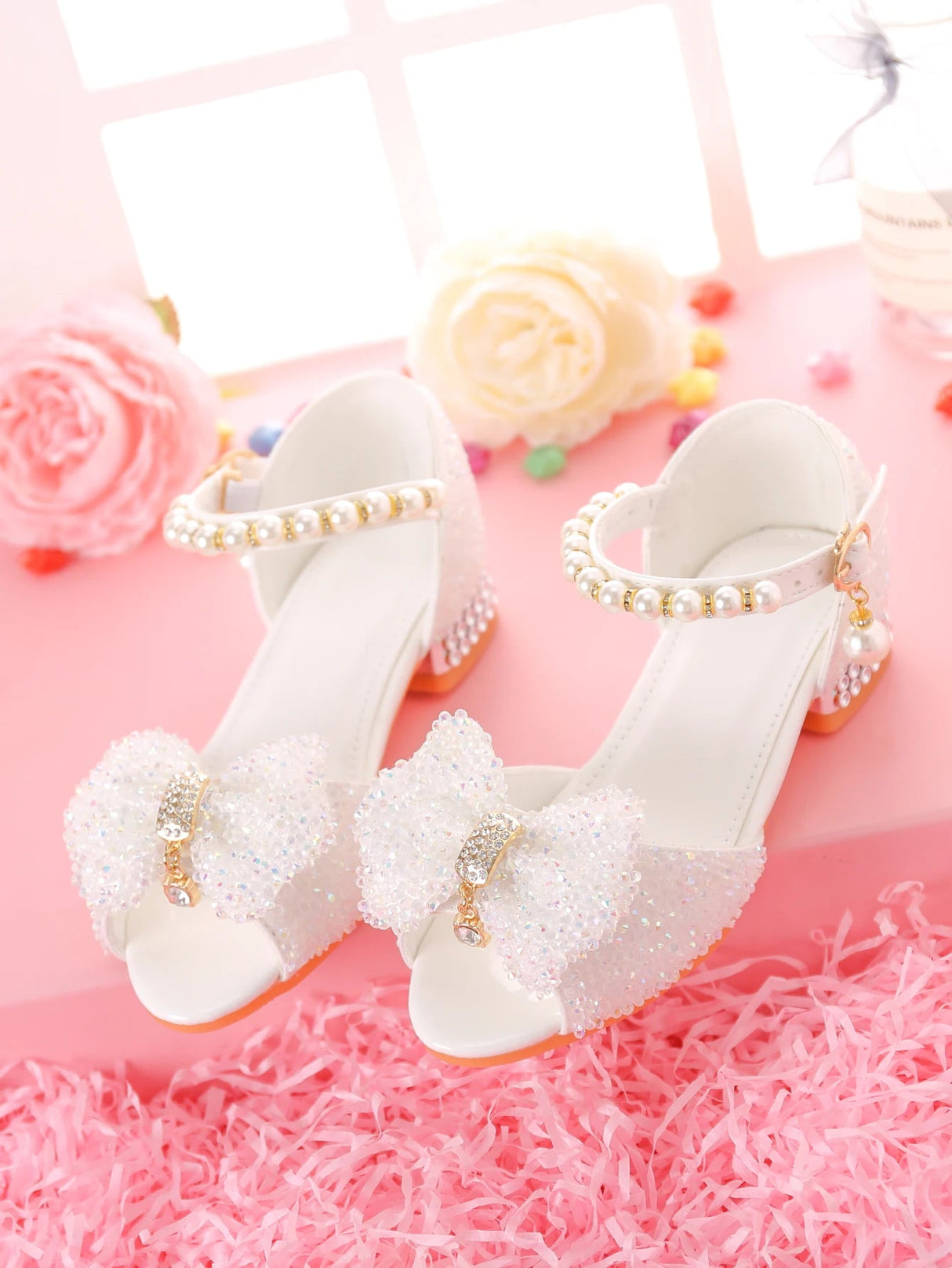 Sparkling Formal Girls Dress Sandals for Fashion Shows Provain Shop