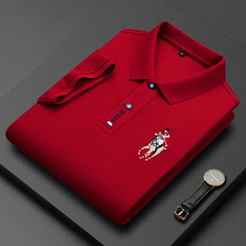 Paul Brand Mens Summer Embroidery Polo Shirt Provain Shop