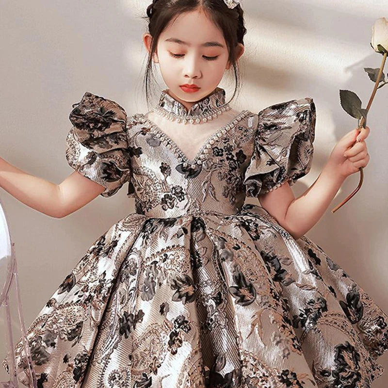 Luxury Vintage Flower Girl Ball Gowns for Special Occasions Provain Shop
