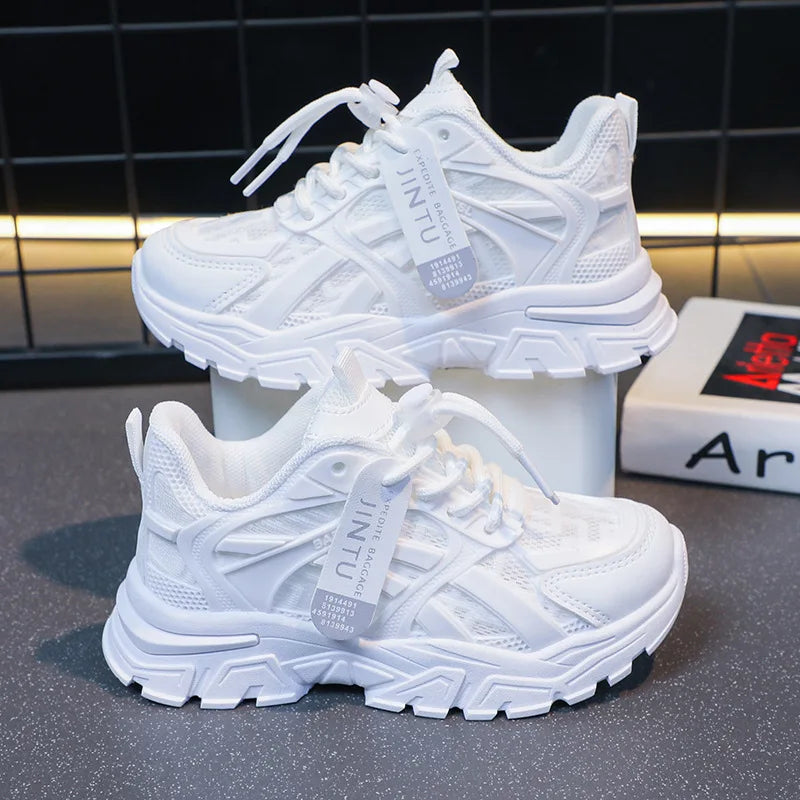 Girls Network Red Sports Dad Shoes SpringAutumn Kids Provain Shop