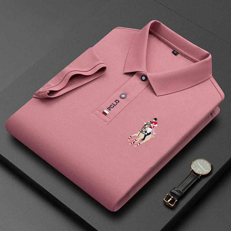 Paul Brand Mens Summer Embroidery Polo Shirt Provain Shop