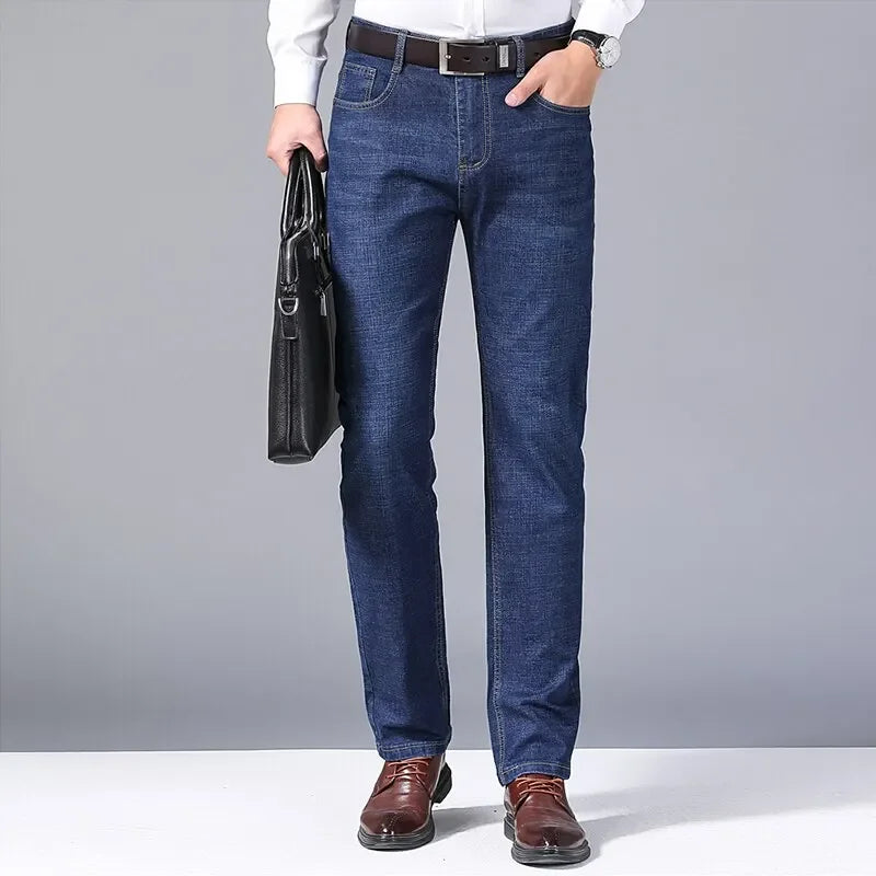 Mens 2026 Classic Straight Stretch Denim Work Jeans Provain Shop