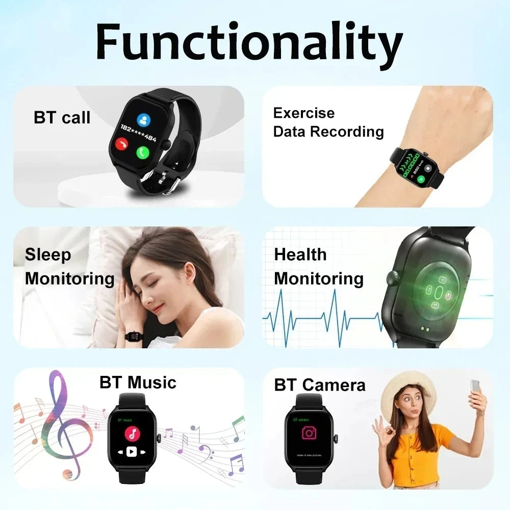 2026 HD Smartwatch Bluetooth Talk Fitness Gifts Provain Shop