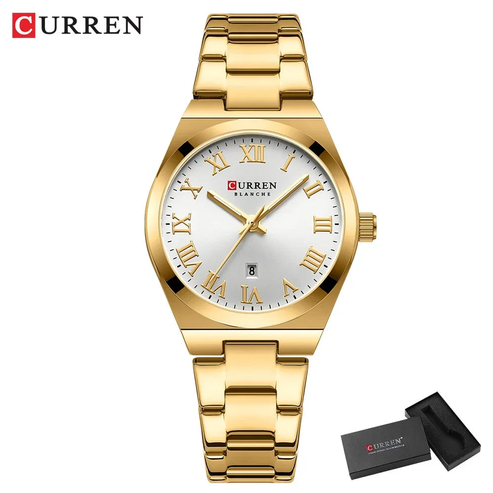 Waterproof Stainless Steel Fashion Analog Ladies Dress Watch Provain Shop