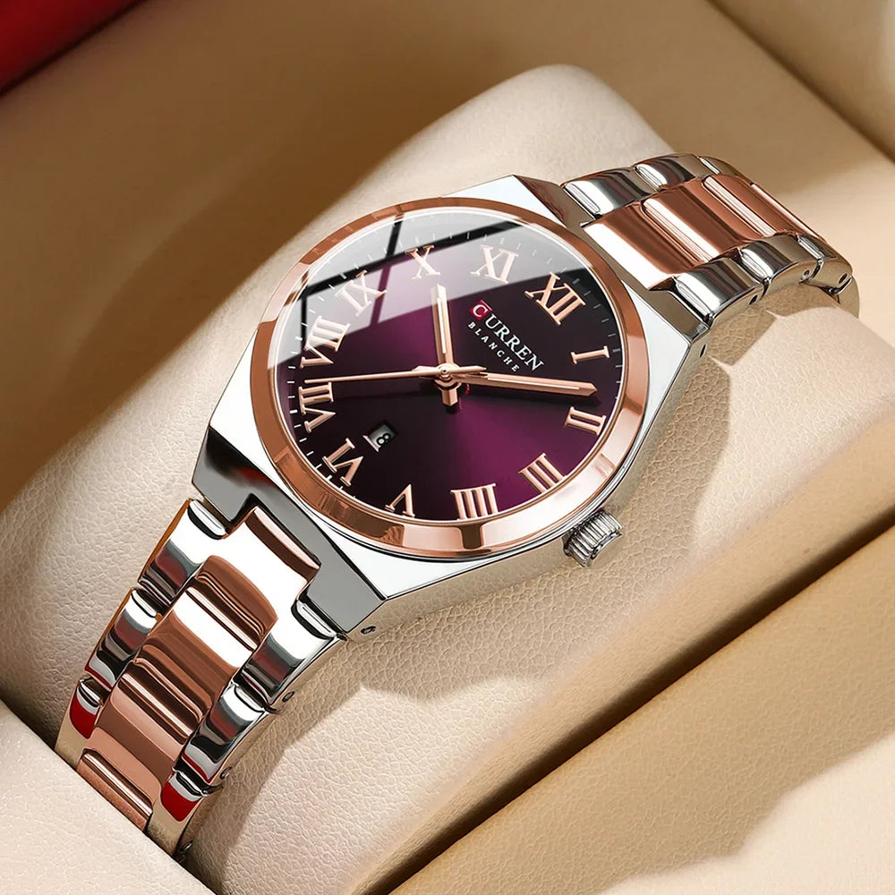Waterproof Stainless Steel Fashion Analog Ladies Dress Watch Provain Shop