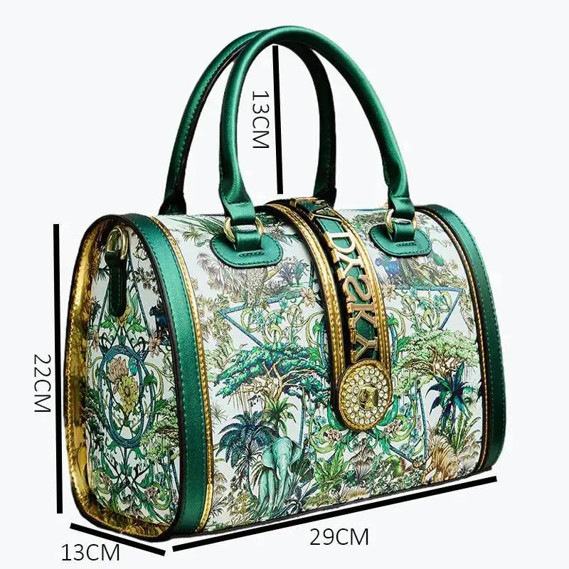 Classic Geometric Pillow Tote Spacious Microfiber Messenger Bag Provain Shop