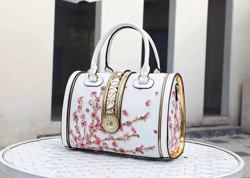 Classic Geometric Pillow Tote Spacious Microfiber Messenger Bag Provain Shop