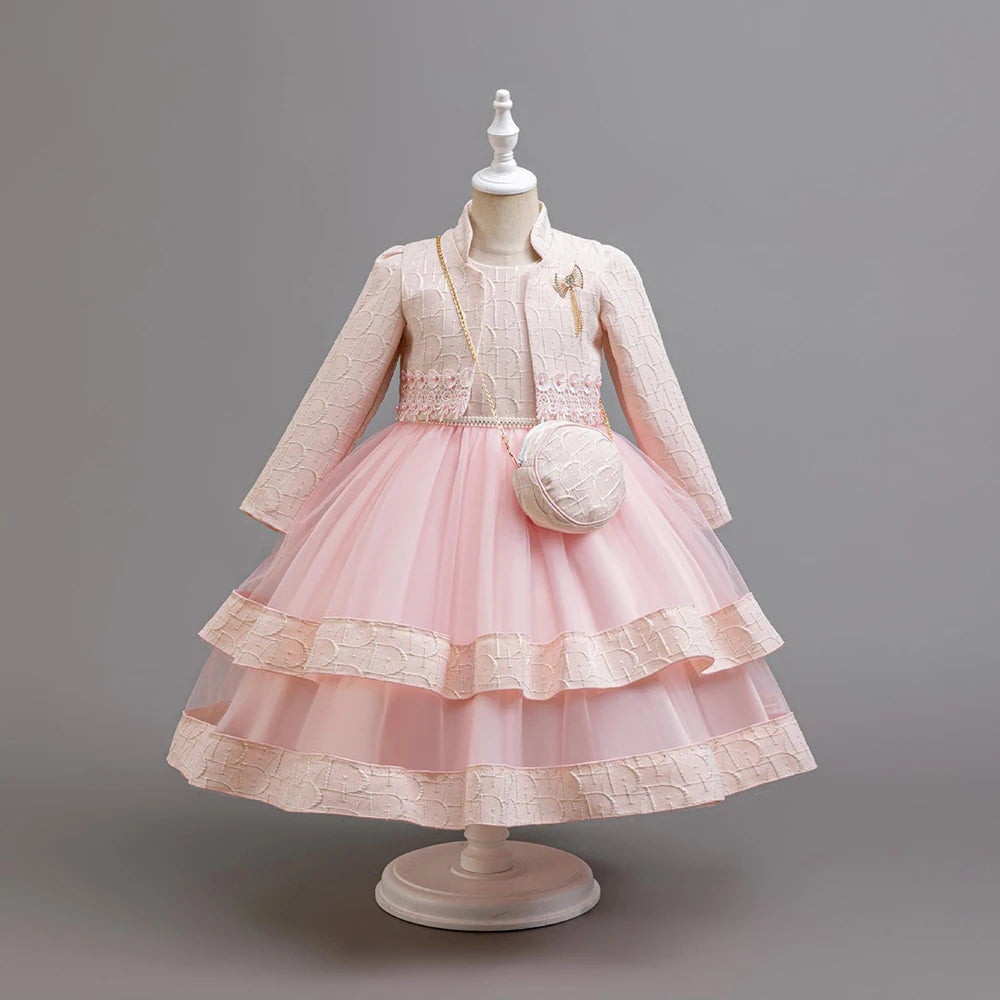 HETISO Girls Letter Print TwoPiece Spring Autumn Dress Set Provain Shop