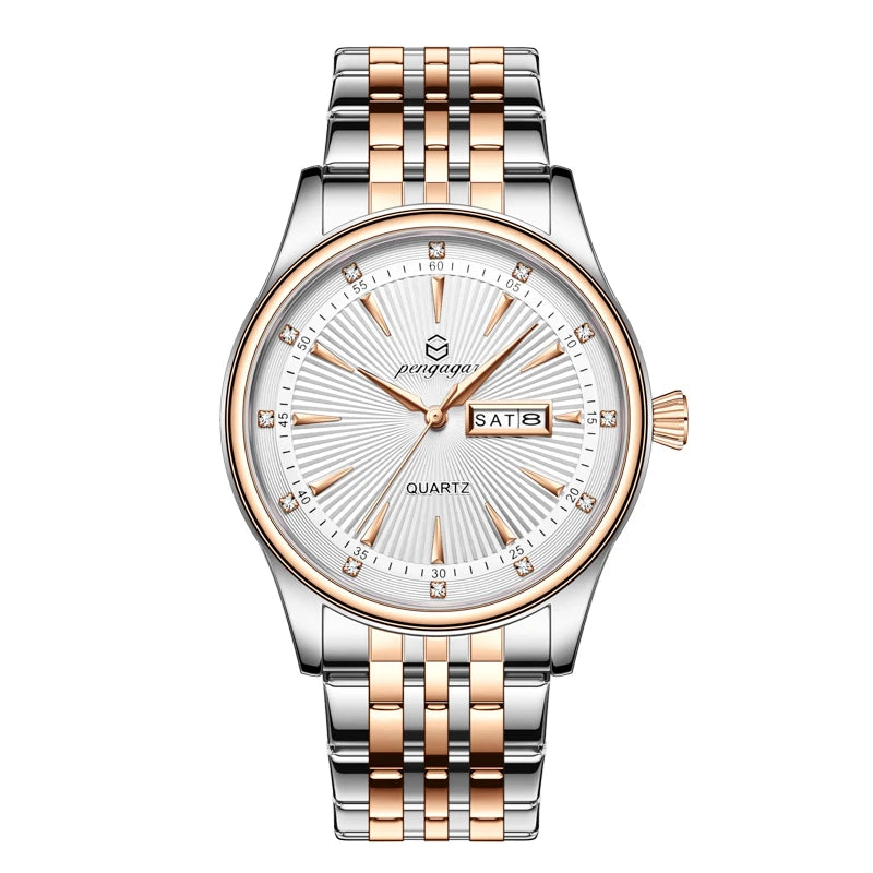 PENGAGAR Luxury Waterproof Stainless Steel Chronograph Mens Watch Provain Shop