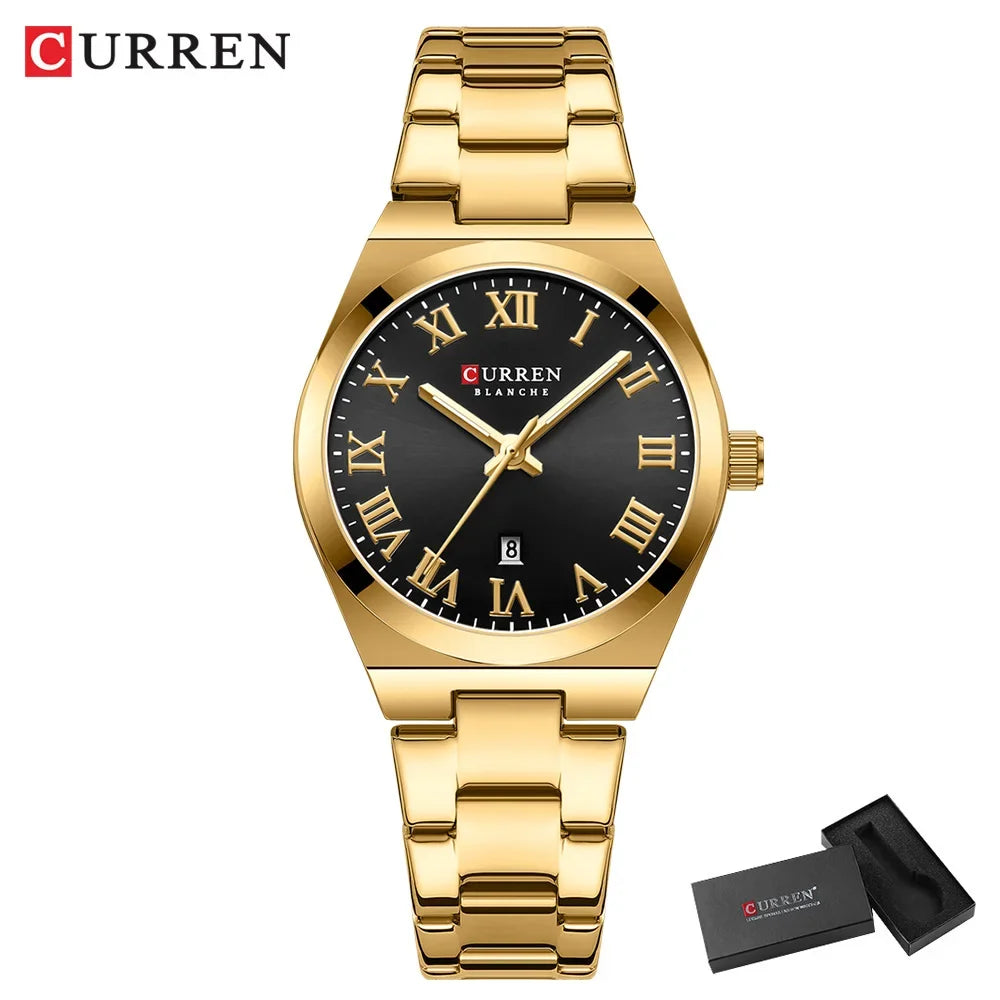 Waterproof Stainless Steel Fashion Analog Ladies Dress Watch Provain Shop