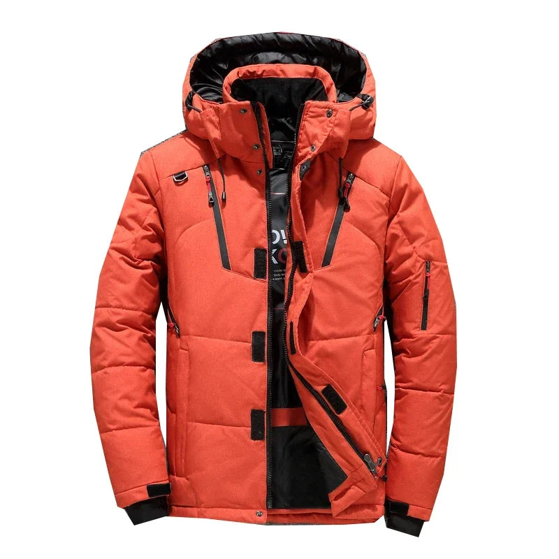 Mens Thick Down Parka  Warm Windproof Winter Jacket Provain Shop
