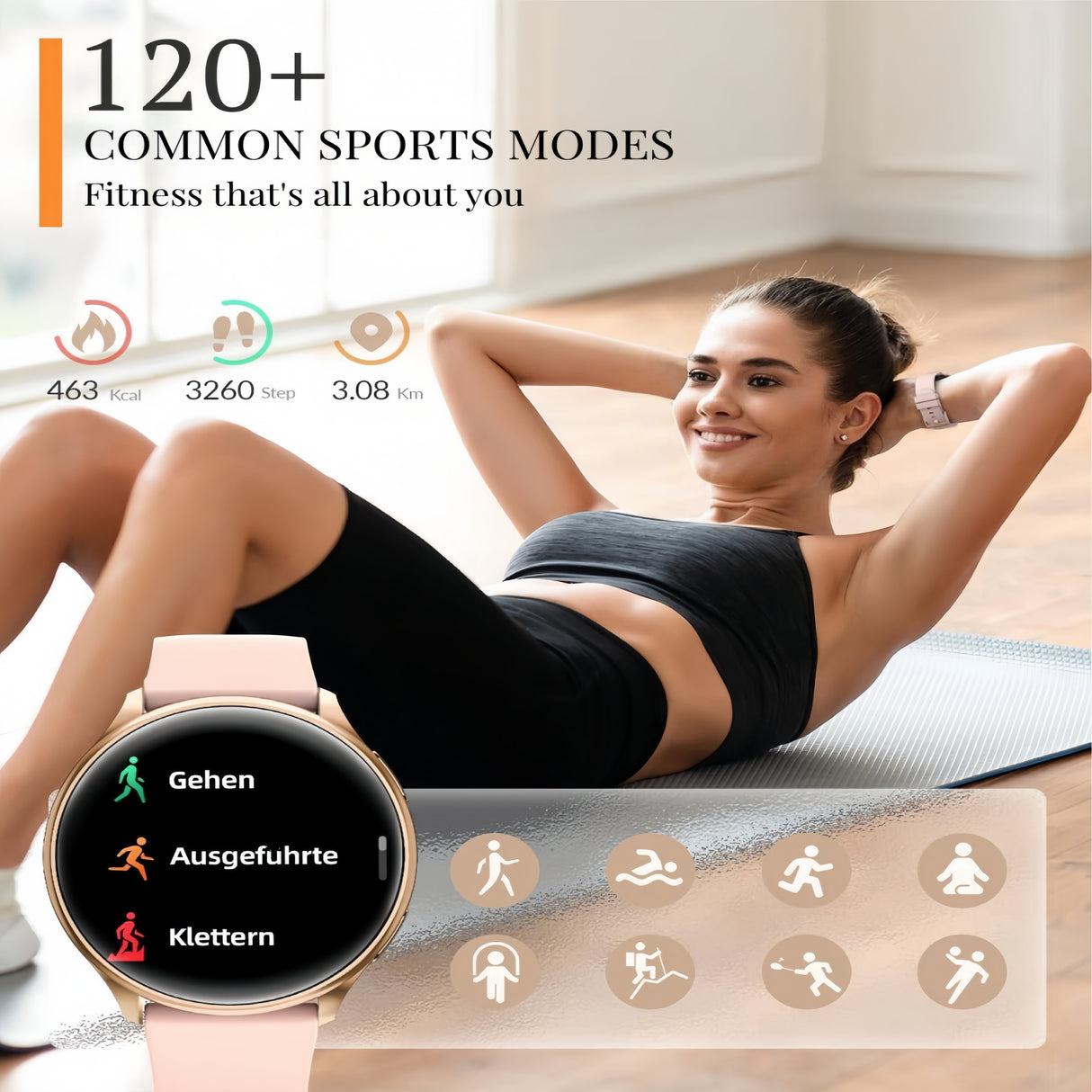 Waterproof MultiSport Smart Watch with Sleep  Call Features Provain Shop