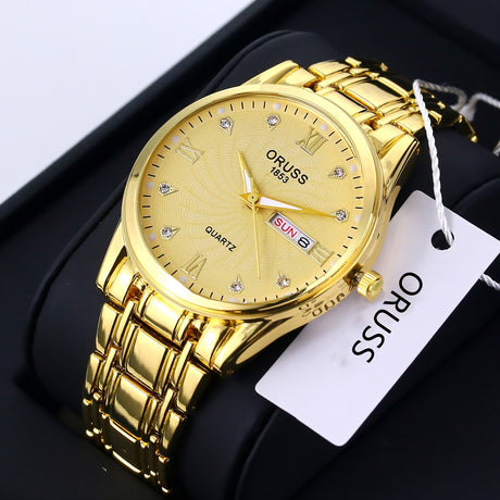 Mens Stylish Waterproof Quartz Watch  Luminous Precise Ideal Gift Provain Shop