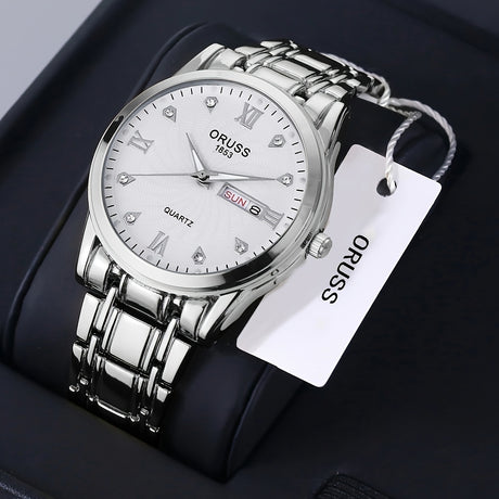 Mens Stylish Waterproof Quartz Watch  Luminous Precise Ideal Gift Provain Shop