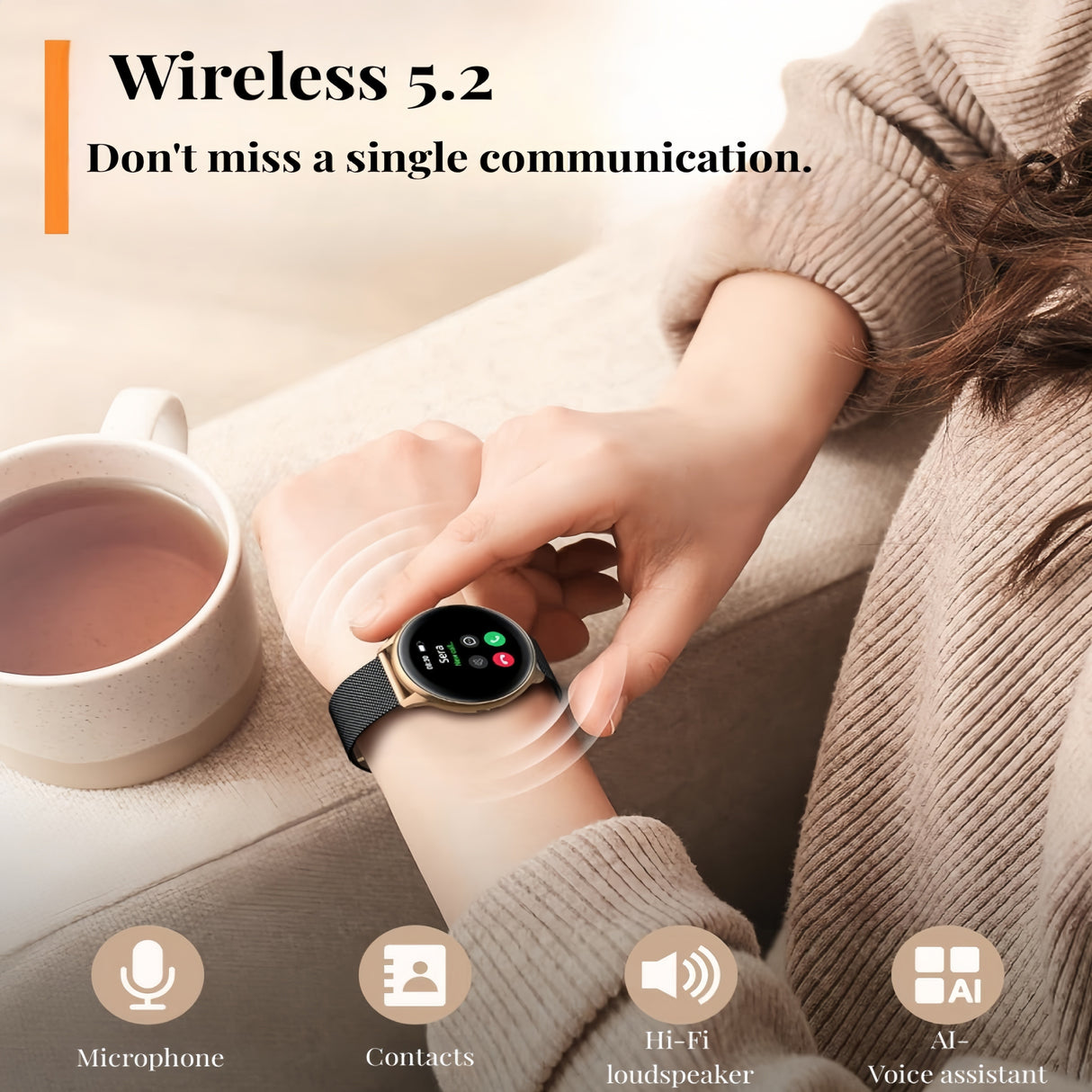 Waterproof MultiSport Smart Watch with Sleep  Call Features Provain Shop