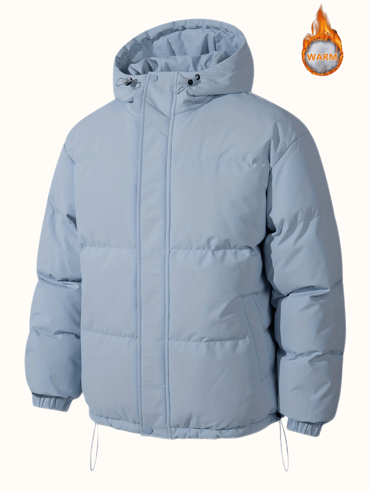 Unisex Windproof Cotton Hooded Jacket for AutumnWinter Provain Shop