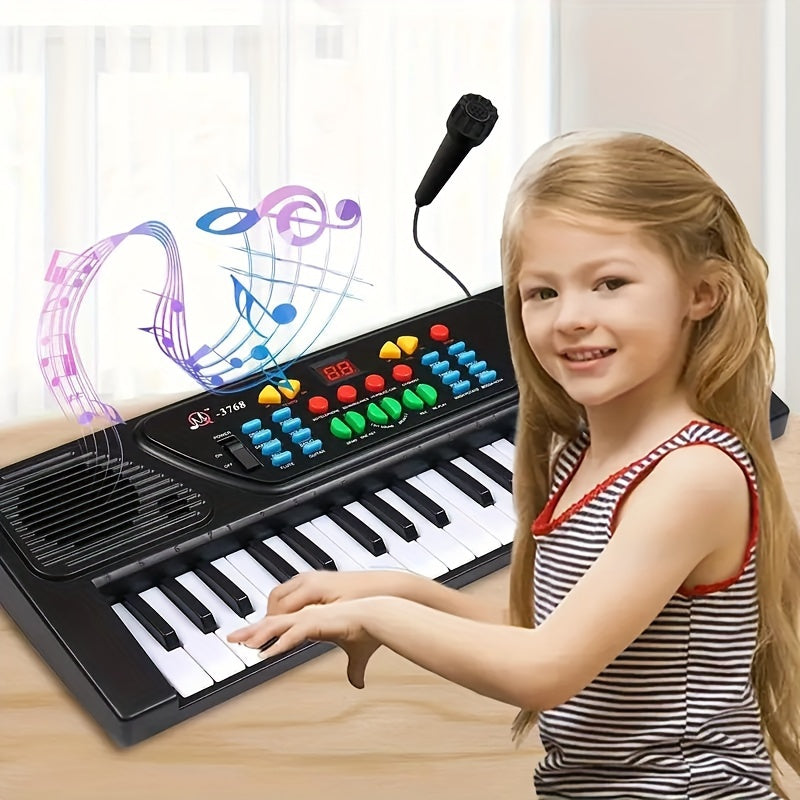 37-Key Electronic Piano Keyboard With Microphone - Portable Musical Instrument Great Christmas Or Birthday GiftBirthday And Christmas Gift Provain Shop