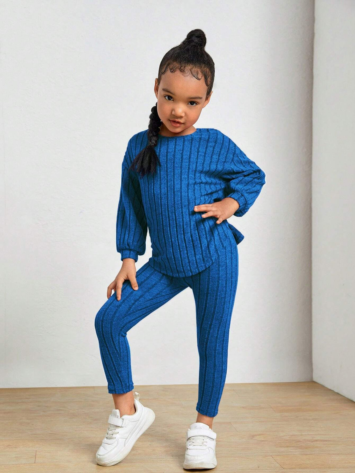 Kids Ribbed Knit Tee and Leggings Set Provain Shop