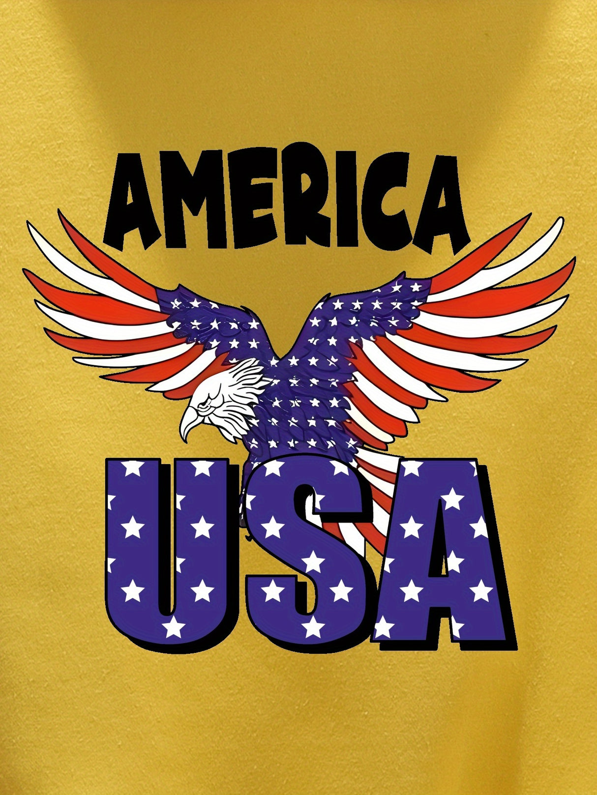 Provain Shop America USA Eagle Pattern Print Hooded Sweatshirt, Personalized Hoodies Fashion Casual Tops For Spring Autumn, Men's Clothing 