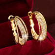 18K GoldPlated Hypoallergenic Copper Hoop Earrings Provain Shop