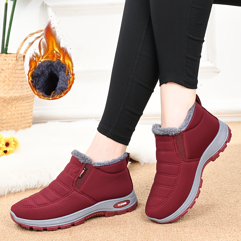 Cozy Womens Winter Boots Fleece Lined NonSlip Soles Provain Shop