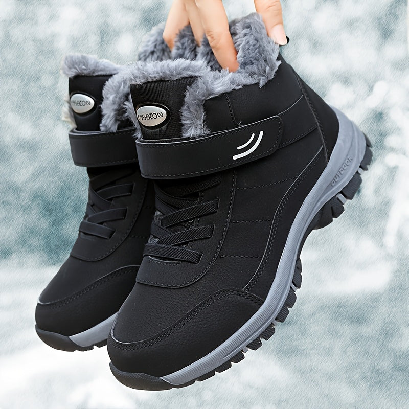 Womens VelvetLined Waterproof Winter Snow Boots Provain Shop