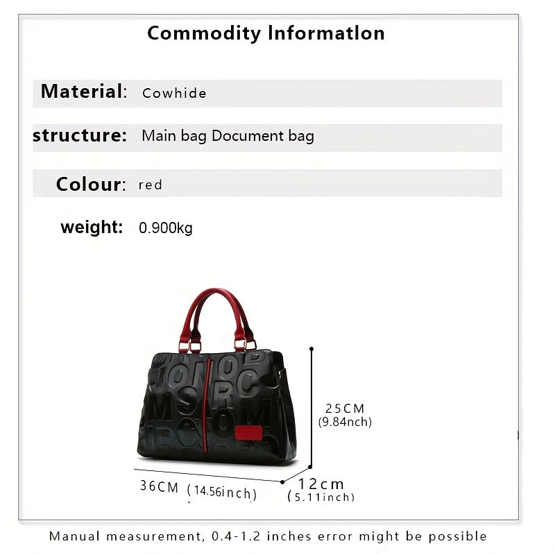 Provain Shop Stylish Genuine Leather Tote With Embossed Luxury: Spacious Women's Satchel Purse, Messenger Bag Included, Secure Zip 