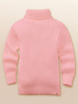 Provain Shop Child's Winter Delight: Cozy Bear Fleece Turtleneck - Stylish, Comfortable & Easy-Care, Unisex Knit Sweater 