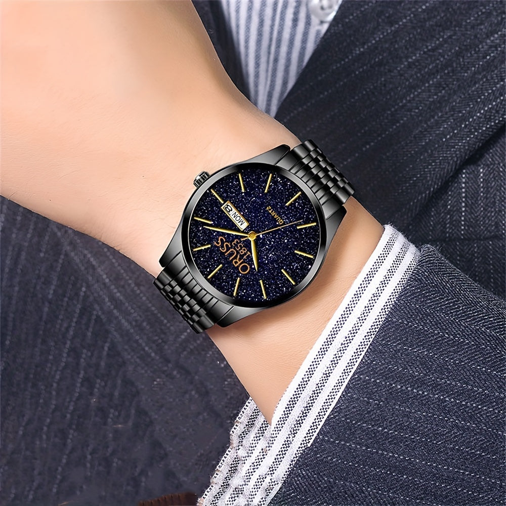 Sophisticated Gentleman’s Quartz Watch - 30m Water Resistant, Sporty Elegance & Gift-Ready Provain Shop