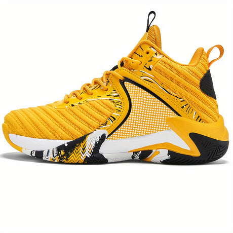 Men's Plus Size High-Top Basketball Sneakers - Breathable, Non-Slip, Shock-Absorbent for All Seasons Provain Shop