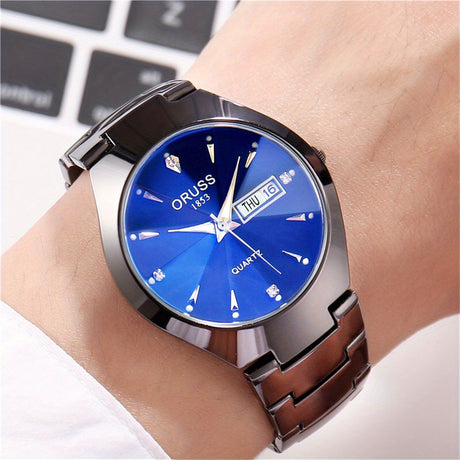 Low price clearance men's watch, fashion all-in-one waterproof glow-in-the-dark high-grade trend personality casual simple double calendar men's watch, Ideal choice for Gifts Provain Shop