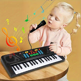 37-Key Electronic Piano Keyboard With Microphone - Portable Musical Instrument Great Christmas Or Birthday GiftBirthday And Christmas Gift Provain Shop