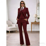 Chic 3Piece Womens Tuxedo Suit Set Provain Shop