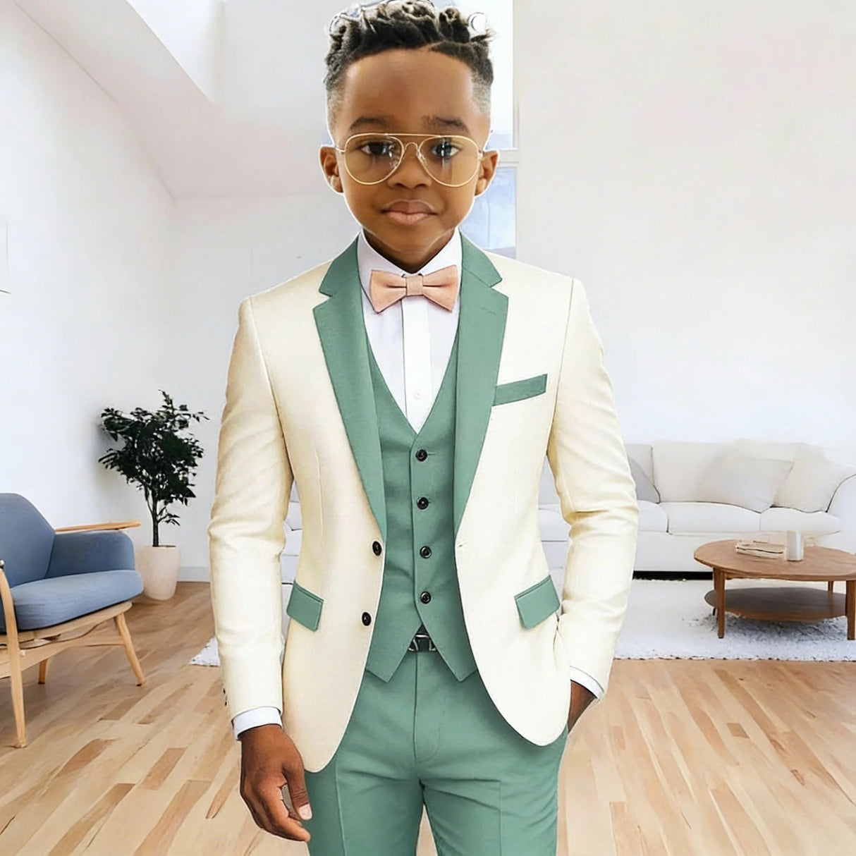 Ivory Boys 3Piece Formal Suit Set 216 Yrs Provain Shop