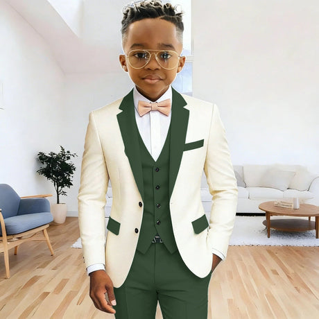Ivory Boys 3Piece Formal Suit Set 216 Yrs Provain Shop