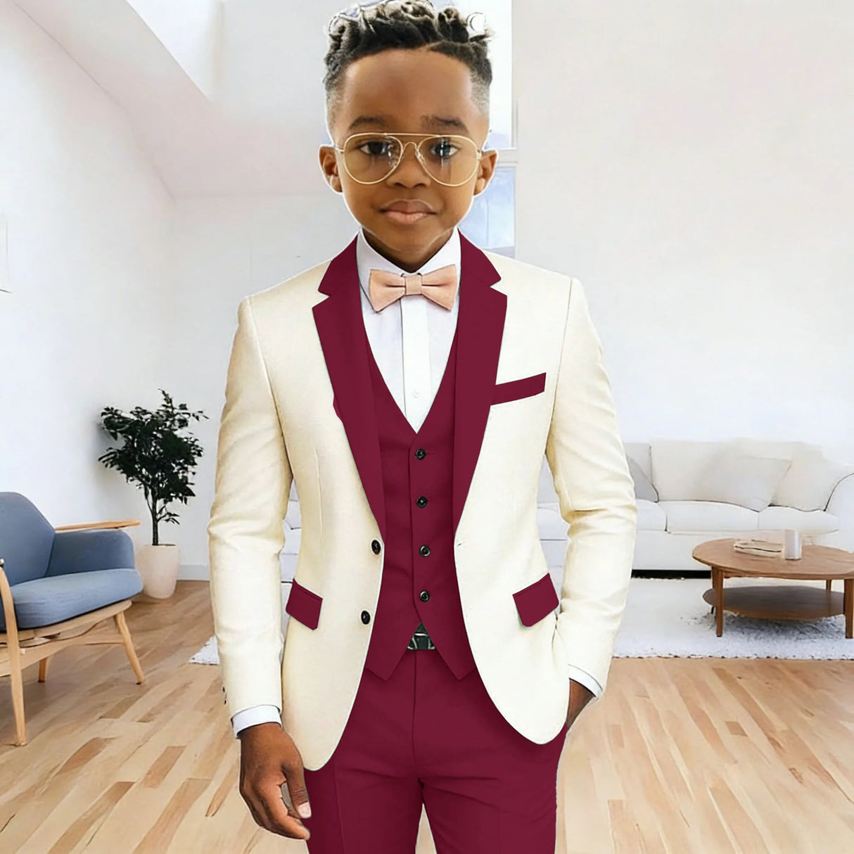 Ivory Boys 3Piece Formal Suit Set 216 Yrs Provain Shop